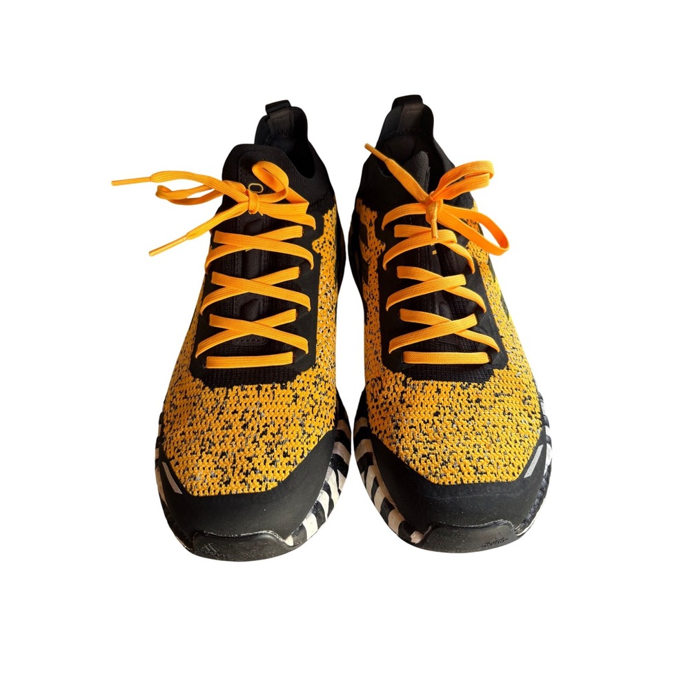 Adidas Terrex Two Ultra Parley Trail Running Shoes Solar Gold Black 8.5 WORN ONC